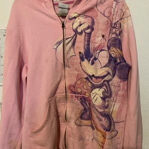 Disney Pink Fleece Hoodie